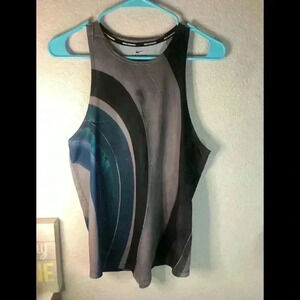 Nike Dry Eva Running Tennis Tank sz S